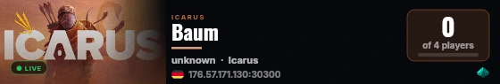 Baum live status badge