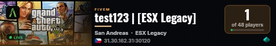 test123 | [ESX Legacy] live status badge