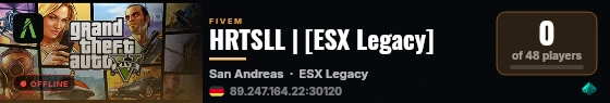 HRTSLL | [ESX Legacy] live status badge