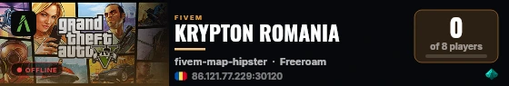 KRYPTON ROMANIA live status badge