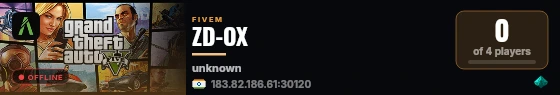 ZD-OX live status badge