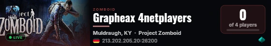 Grapheax 4netplayers live status badge