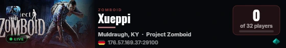 Xueppi live status badge