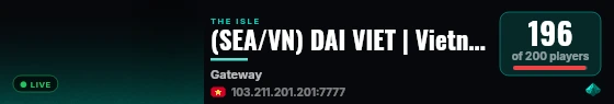 (SEA/VN) DAI VIET | Vietnam EVRIMA Survival live status badge