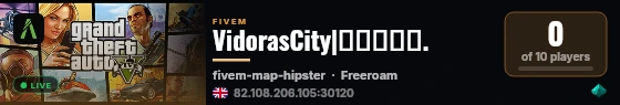 VidorasCity|维多拉斯市. live status badge