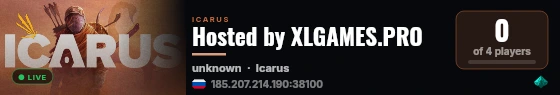 Hosted by XLGAMES.PRO live status badge