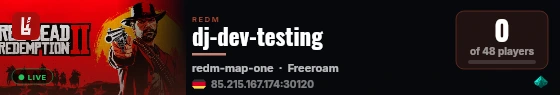 dj-dev-testing live status badge