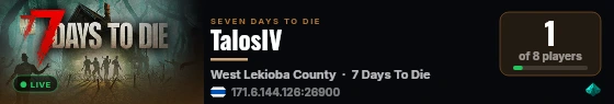 TalosIV live status badge