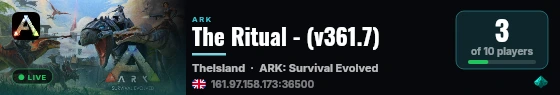 The Ritual - (v361.7) live status badge
