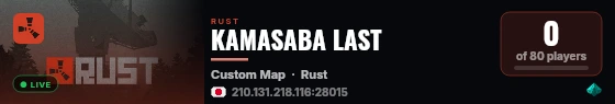 KAMASABA LAST live status badge