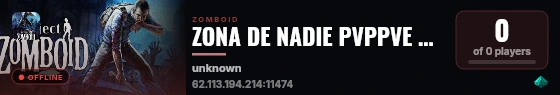 ZONA DE NADIE PVPPVE 0 ADMIN ABUSE LOOT BAJO live status badge