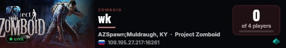 wk live status badge