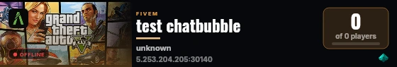 test chatbubble live status badge