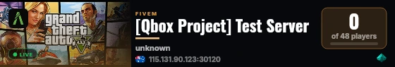 [Qbox Project] Test Server live status badge