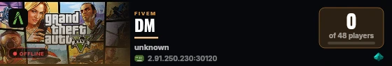 DM live status badge