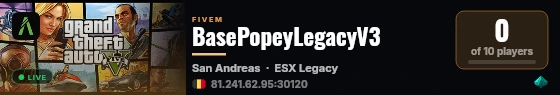 BasePopeyLegacyV3 live status badge