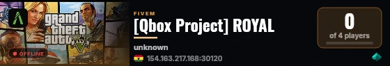 [Qbox Project] ROYAL live status badge