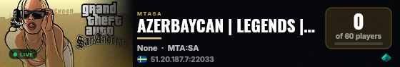 AZERBAYCAN | LEGENDS | TEST SERVER live status badge