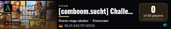 [comboom.sucht] Challenges & Racing live status badge