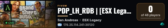 PDP_LH_RDB | [ESX Legacy] live status badge