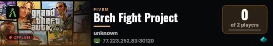 Brch Fight Project live status badge