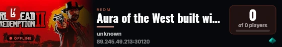 Aura of the West built with VORPCore! live status badge