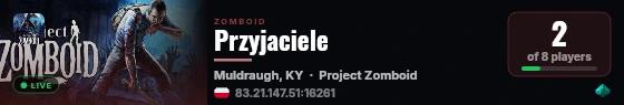 Przyjaciele live status badge