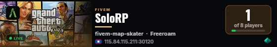 SoloRP live status badge