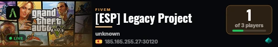[ESP] Legacy Project live status badge