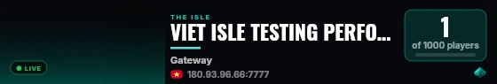 VIET ISLE TESTING PERFORM SERVER live status badge