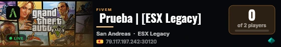  Prueba | [ESX Legacy] live status badge
