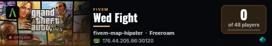 Wed Fight live status badge