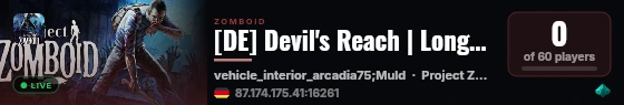 [DE] Devil's Reach | Longterm PvE | Launchday!! | B42 live status badge