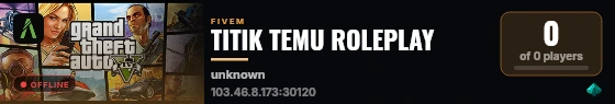 TITIK TEMU ROLEPLAY live status badge