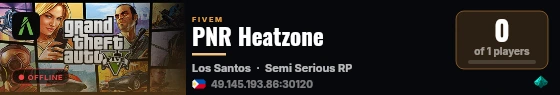 PNR Heatzone live status badge
