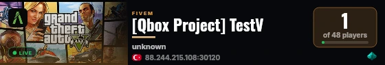 [Qbox Project] TestV live status badge