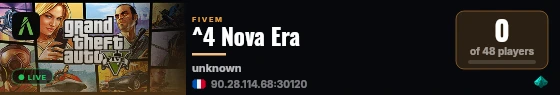 [FiveM Basic Server] Serveur Dev live status badge