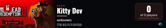 Kitty Dev live status badge