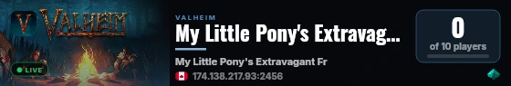My Little Pony's Extravagant Friendship Adventure live status badge