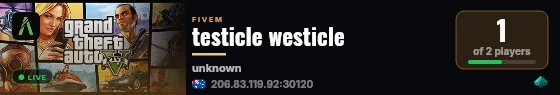 testicle westicle live status badge
