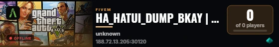 HA_HATUI_DUMP_BKAY | ESX Legacy Server live status badge