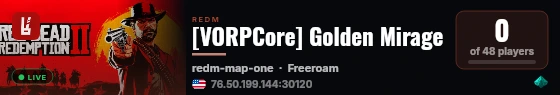 [VORPCore] Golden Mirage live status badge