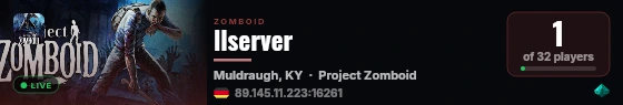 llserver live status badge