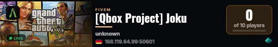 [Qbox Project] Joku live status badge