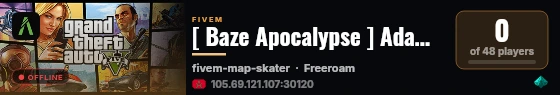 [ Baze Apocalypse ] Adam Developer live status badge