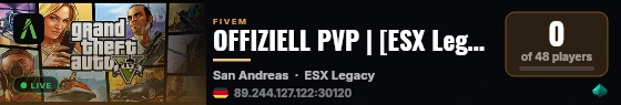 OFFIZIELL PVP | [ESX Legacy] live status badge