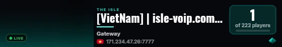 [VietNam] | isle-voip.com | Hòn Đảo Khủng Long | by Maky live status badge
