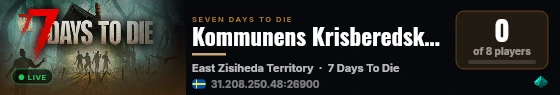Kommunens Krisberedskap live status badge