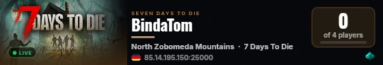 BindaTom live status badge