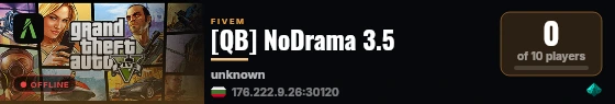 [QB] NoDrama 3.5 live status badge